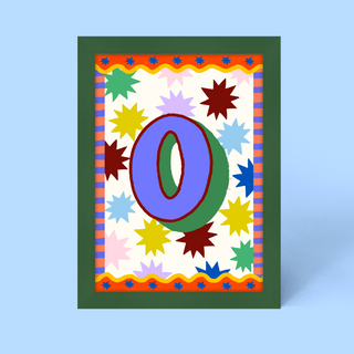 Alphabet Framed Print