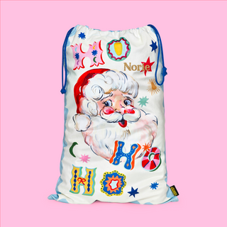 Jolly Santa Velvet Santa Sack