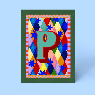 Alphabet Framed Print