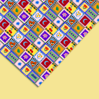 Patchwork Love Gift Wrap