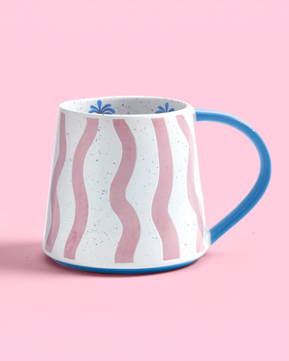Electric Coast Pink Wave Mug