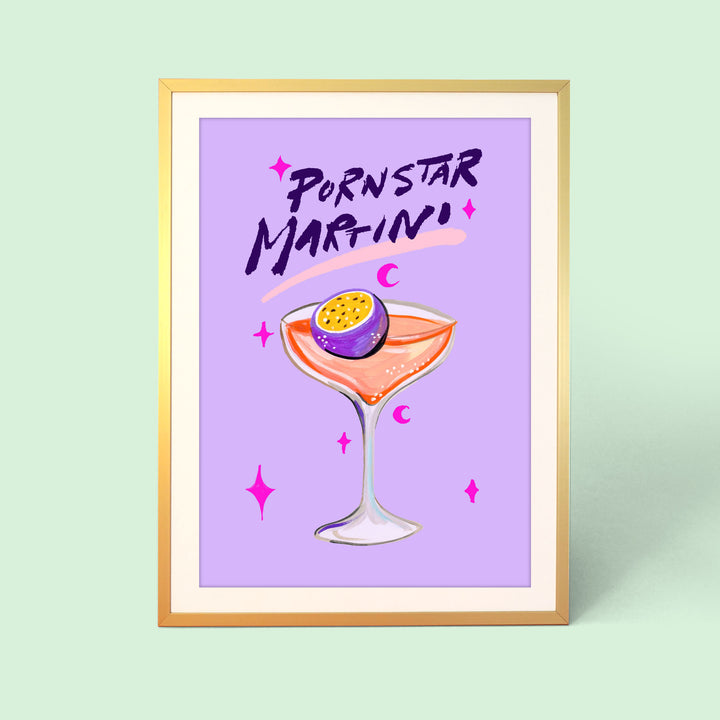 Pornstar Martini Cocktail Print