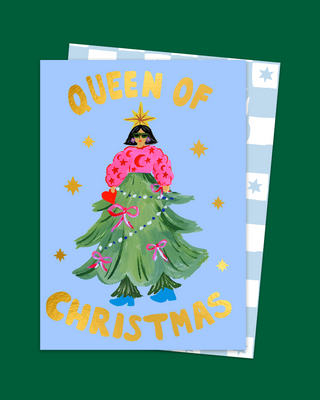 Queen Of Christmas Card