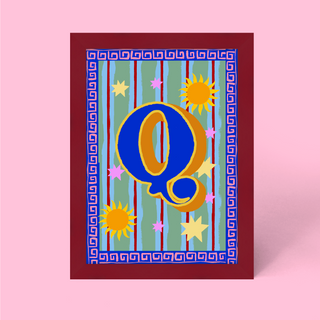 Alphabet Framed Print