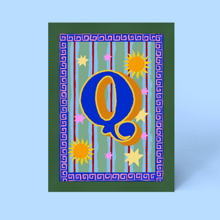 Alphabet Framed Print