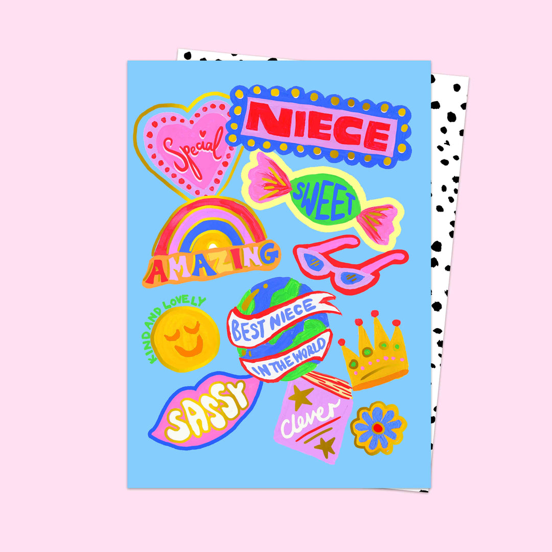 Niece Bumper Stickers Birthday Card