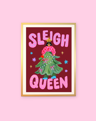 Sleigh Queen Print