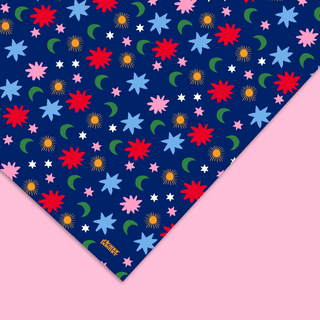 Starry Night Christmas Gift Wrap