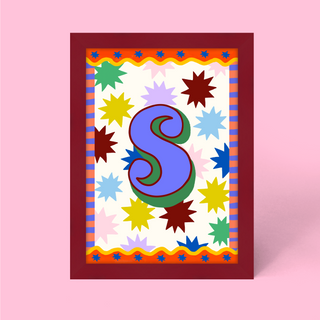 Alphabet Framed Print