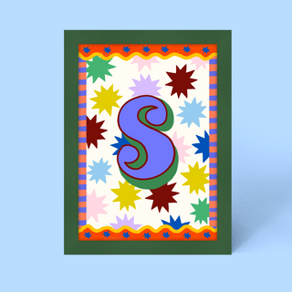 Alphabet Framed Print