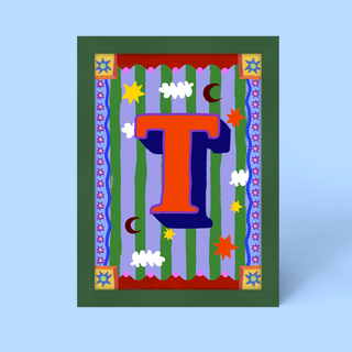 Alphabet Framed Print