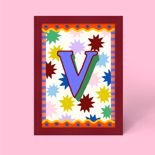 Alphabet Framed Print