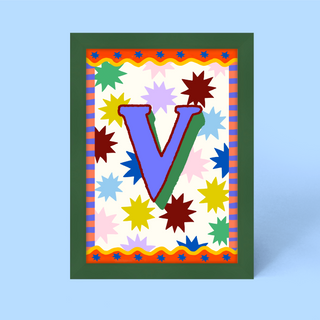 Alphabet Framed Print