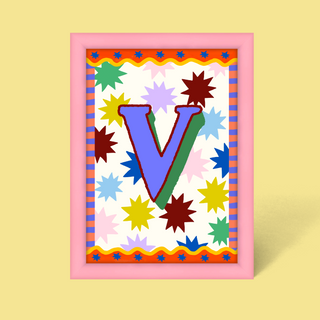 Alphabet Framed Print