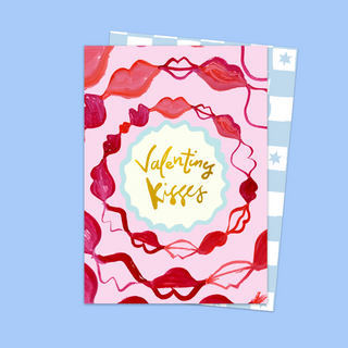 Valentines Kisses Card