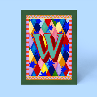 Alphabet Framed Print