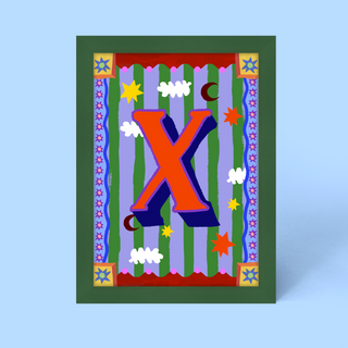Alphabet Framed Print