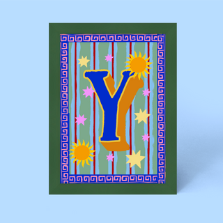 Alphabet Framed Print