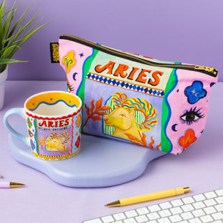 Aries Zodiac Keyring