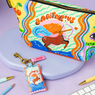 Sagittarius Zodiac Keyring
