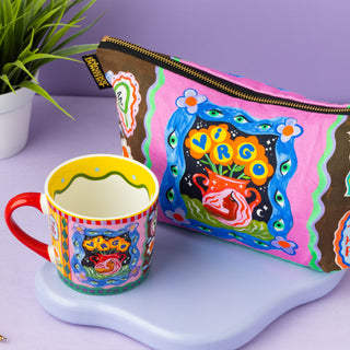 Virgo Zodiac Keyring