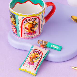 Leo Zodiac Keyring