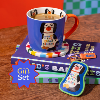 Dog's Bollocks Mug & Keyring Gift Set