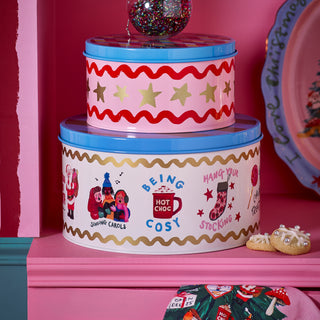 Why I Love Christmas Cake Tins - Set of 2