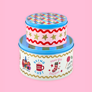 Why I Love Christmas Cake Tins - Set of 2