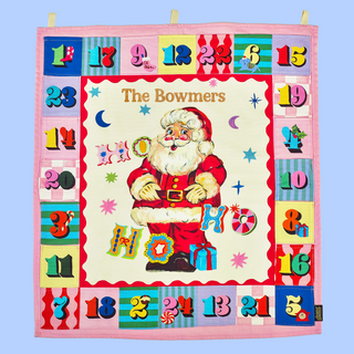 Jolly Santa Fabric Advent Calendar