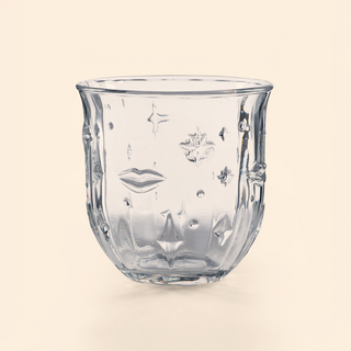 Electric Coast Lips & Stars Glass Tumblers - Set of 4