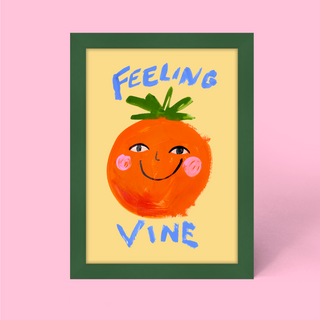 Feeling Vine Framed Print