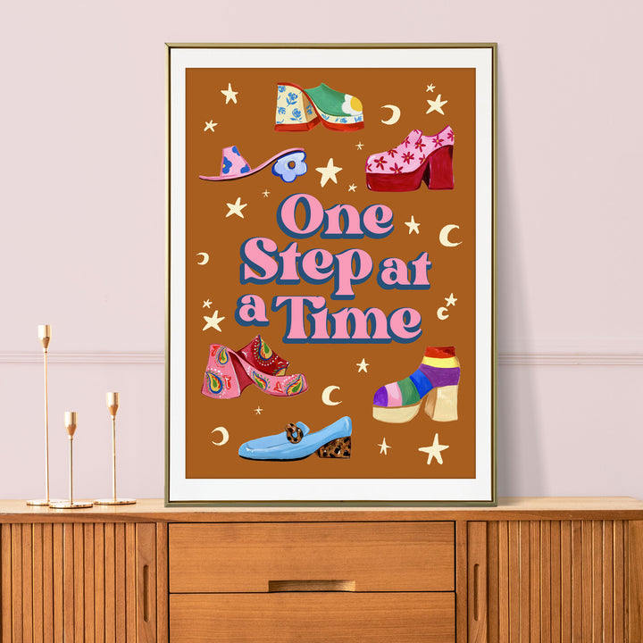 One Step at a Time Print