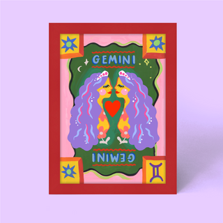 Gemini Zodiac Framed Print