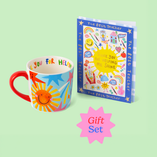 Thank You For Helping Me Shine Mug & Card Gift Set