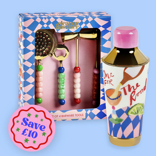 Cin Cin Cocktail Shaker & Tools Gift Set