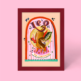 Leo Zodiac Framed Print