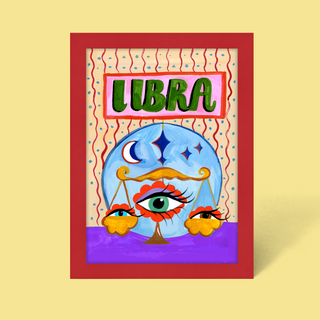 Libra Zodiac Framed Print