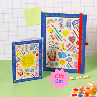 Thank You For Helping Me Shine Notebook & Card Gift Set