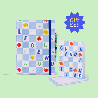 Legend Notebook & Card Grandad Gift Set