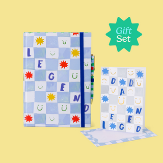 Legend Notebook & Card Dad Gift Set