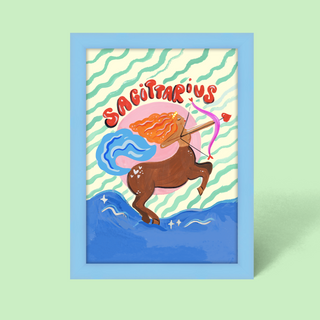 Sagittarius Zodiac Framed Print