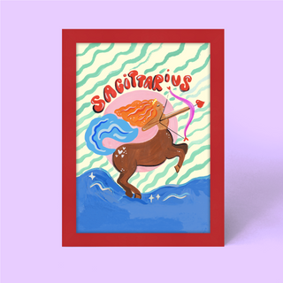 Sagittarius Zodiac Framed Print