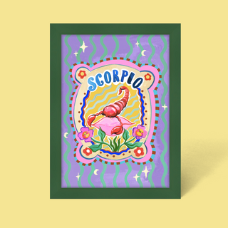 Scorpio Zodiac Framed Print