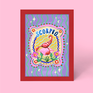 Scorpio Zodiac Framed Print