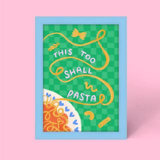 This Too Shall Pasta Framed Print