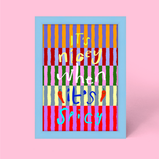 It's Nicey When It's Spicy Framed Print