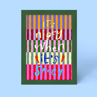 It's Nicey When It's Spicy Framed Print