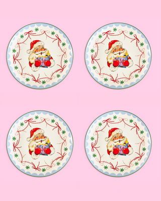 Dear Santa Dinner Plates - Set of 4