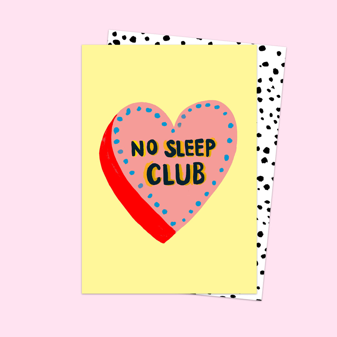 No Sleep Club Card